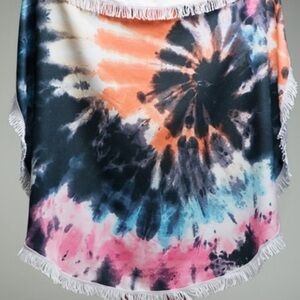 NWT Tie Dye “California” Beach Towel blanket